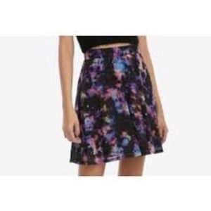 Hot Topic UNIVERSE GALAXY CHIFFON SKIRT GOTHIC